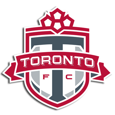 Toronto FC logo in red and white.