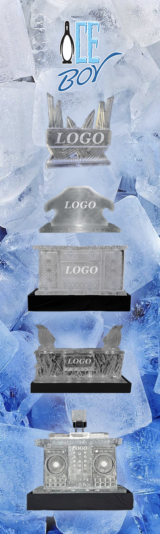 Corporate Ice Sculptures Enhancing Events